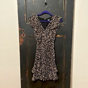 Tommy Hilfiger Black & Tan Floral Dress | Size 4